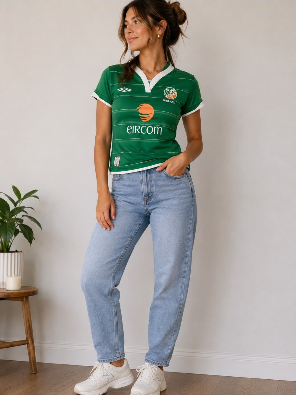 Vintage Umbro Republic of Ireland 2003/04 Home Shirt